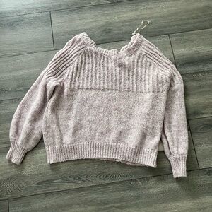 Maurices Light Pink Crew Neck Sweater